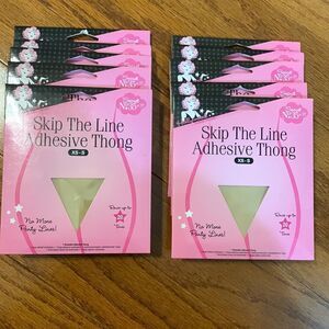 Hollywood Fashion Secrets NEW Adhesive XS-S Thong Set of TEN
